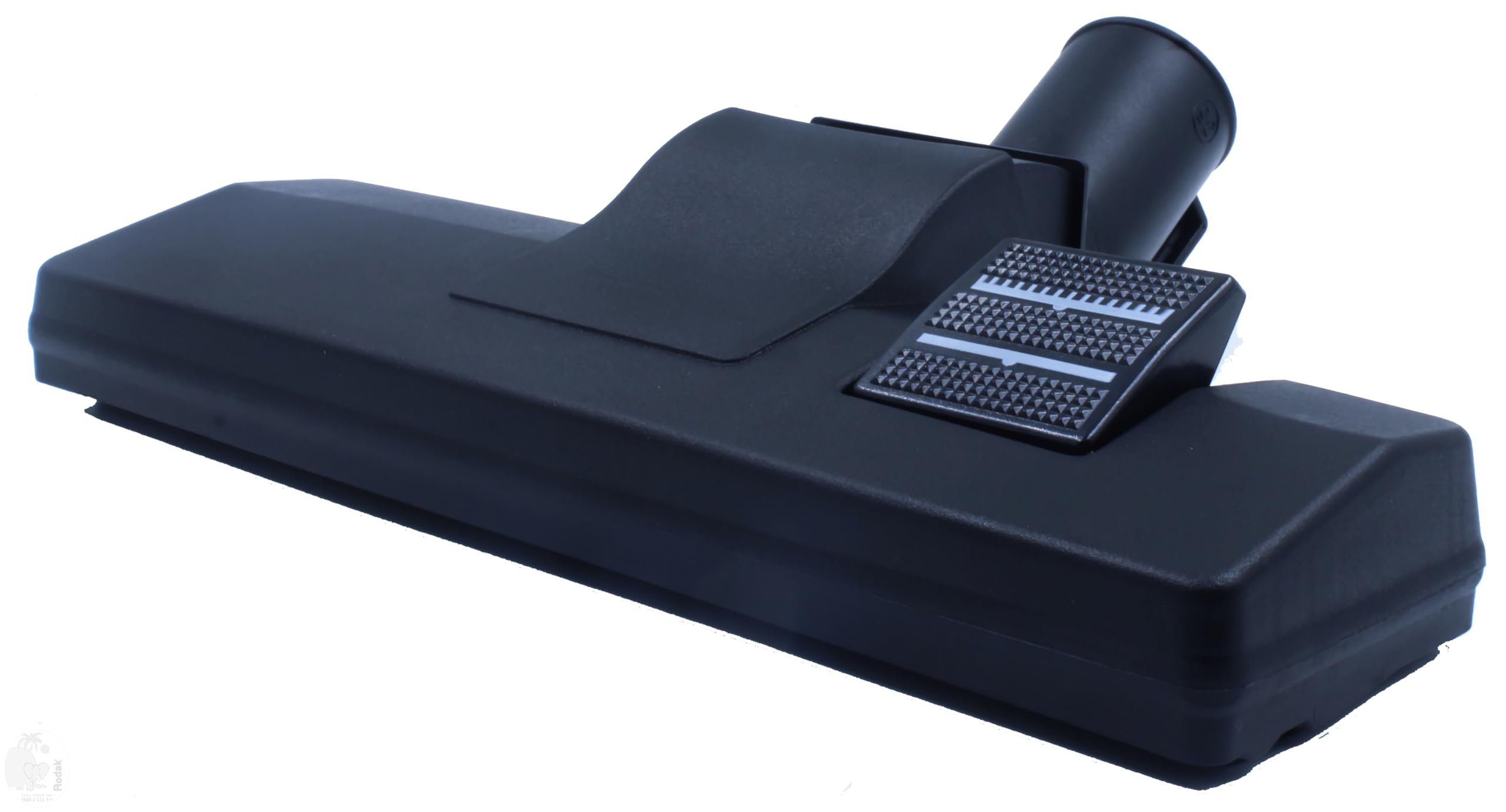 RODAK Carpet Brush, Connecting Size, for Indoor, Suitable for Carpets, Wooden-, Stone- and Tile Flooring, Effortless Gliding on 2 Wheels (36 MM)