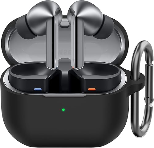 AhaStyle Funda de silicona para Samsung Galaxy Buds 3 FE (2025) / Galaxy Buds3 Pro y Galaxy Buds 3 (2024) Funda protectora completa a prueba de