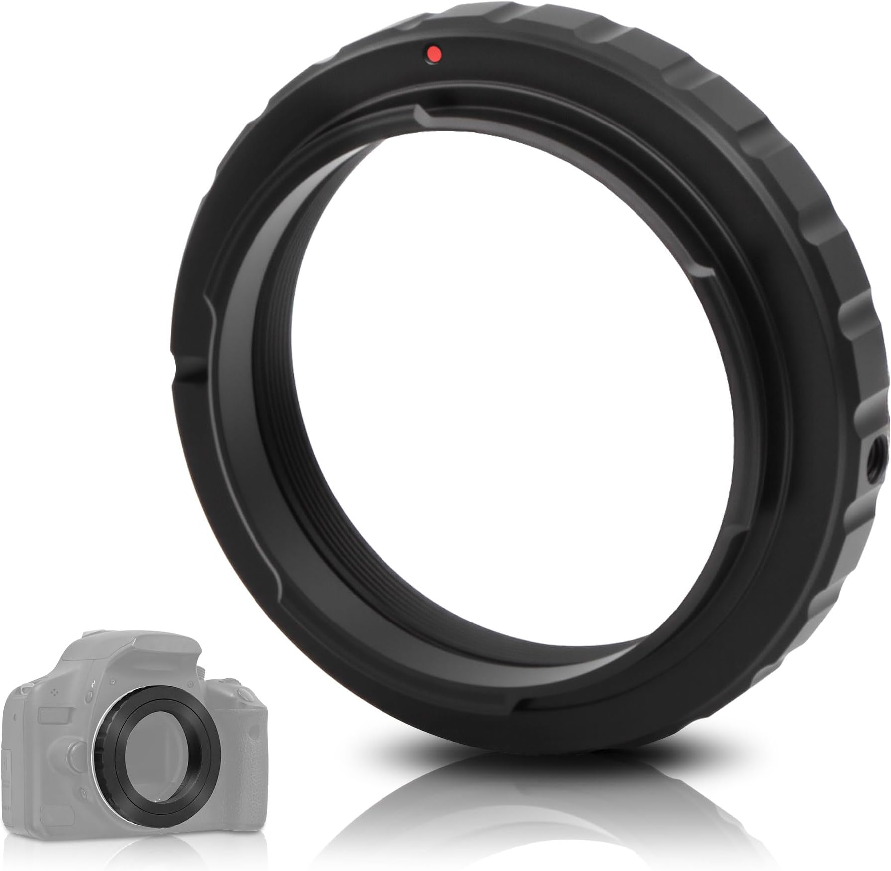 Alstar Telescope Camera Adapter T2 T Ring Adapter Metal Compatible for Pentax SLR/DSLR Cameras Standard Pentax-K Lenses and Telescope Photo Adapter for Astrophotography