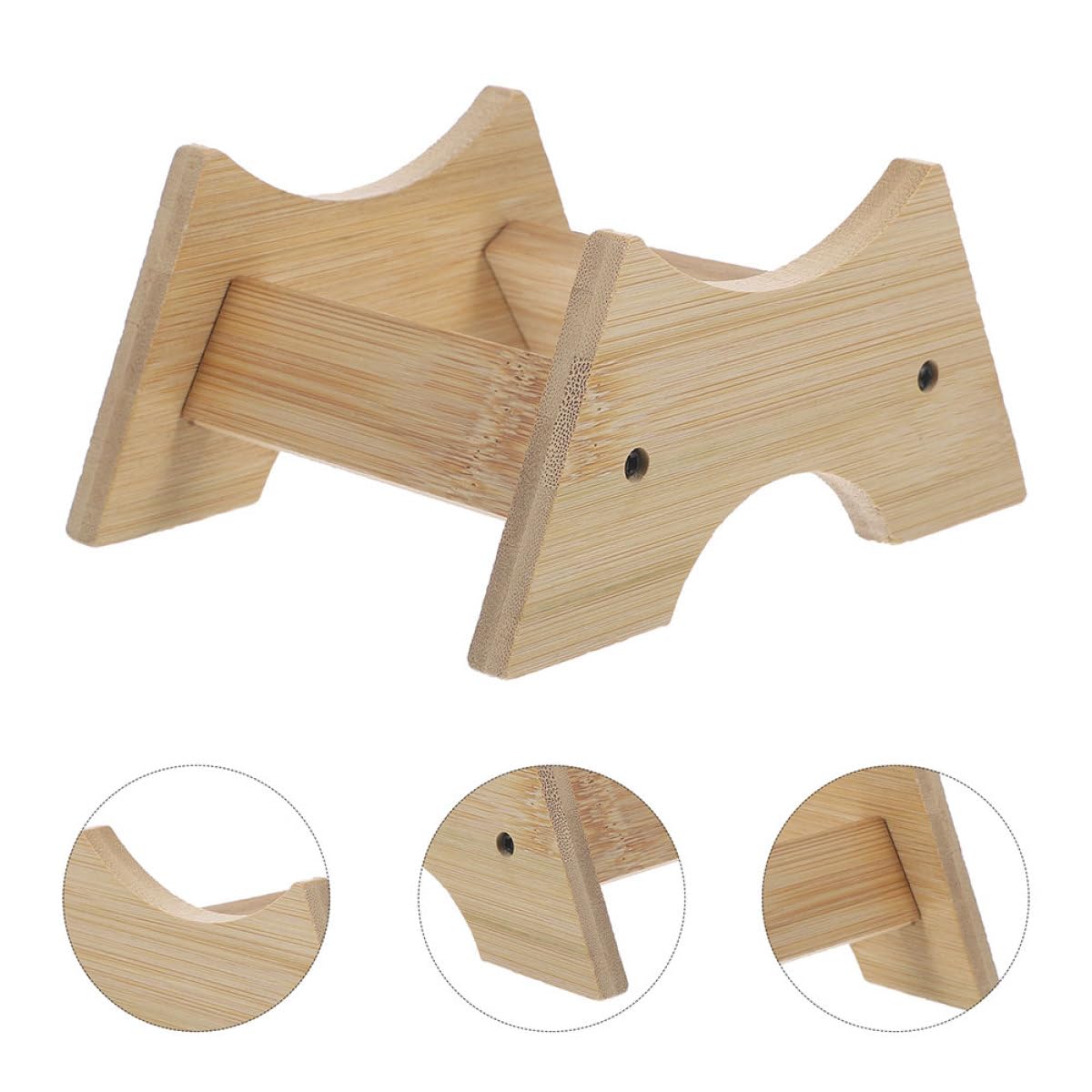 Soporte Mantenimiento Fácil 2 Piezas para Dispensador de Bebidas de Madera para Barril de Vino y Jarra de Whisky para Bares y Áreas de Comedor