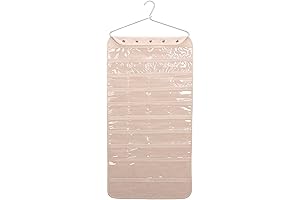 Household Essentials 80-Pocket Hanging Jewelry Organizer - Double Sided
