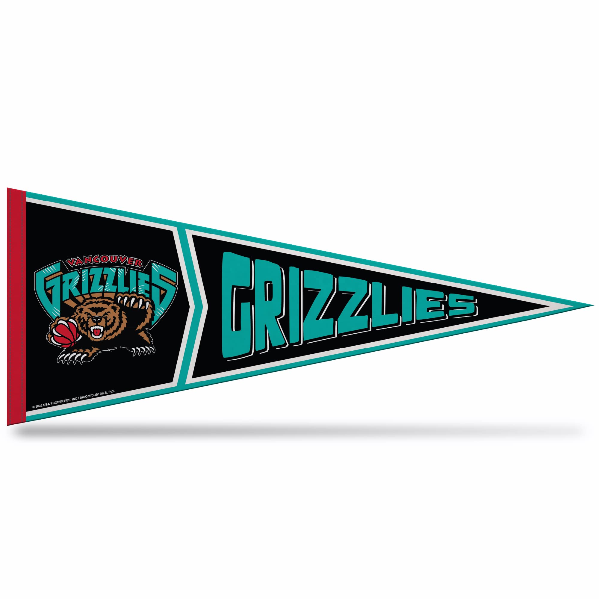 Rico Industries NBA Basketball 12" x 30" Felt Wall Décor Pennant - Great for Home/Bed Room/Man Cave Décor