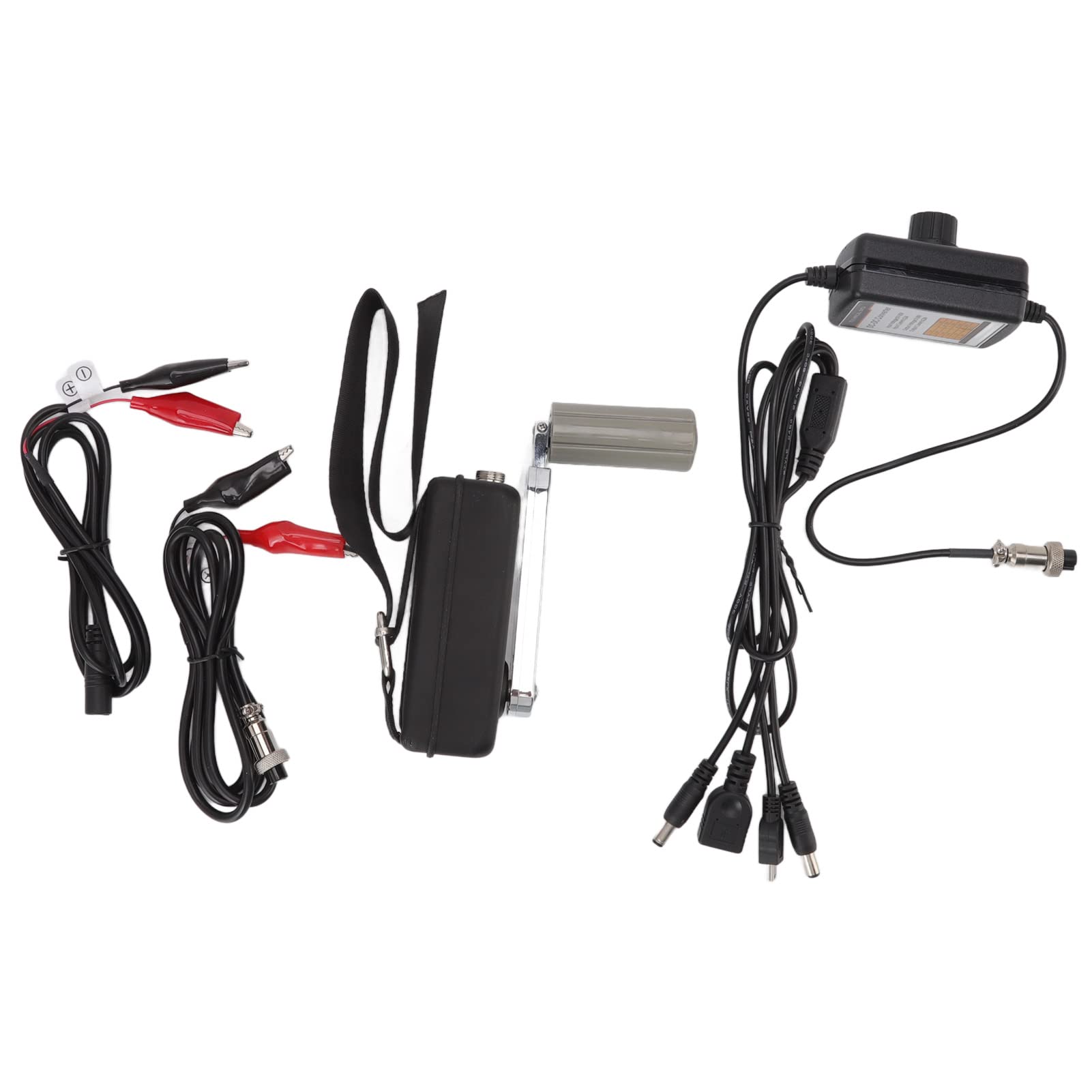 Generatore a manovella Generatore di corrente manuale portatile ad alta efficienza da 30 W per escursioni di campeggio di emergenza all'aperto Design compatto leggero in le