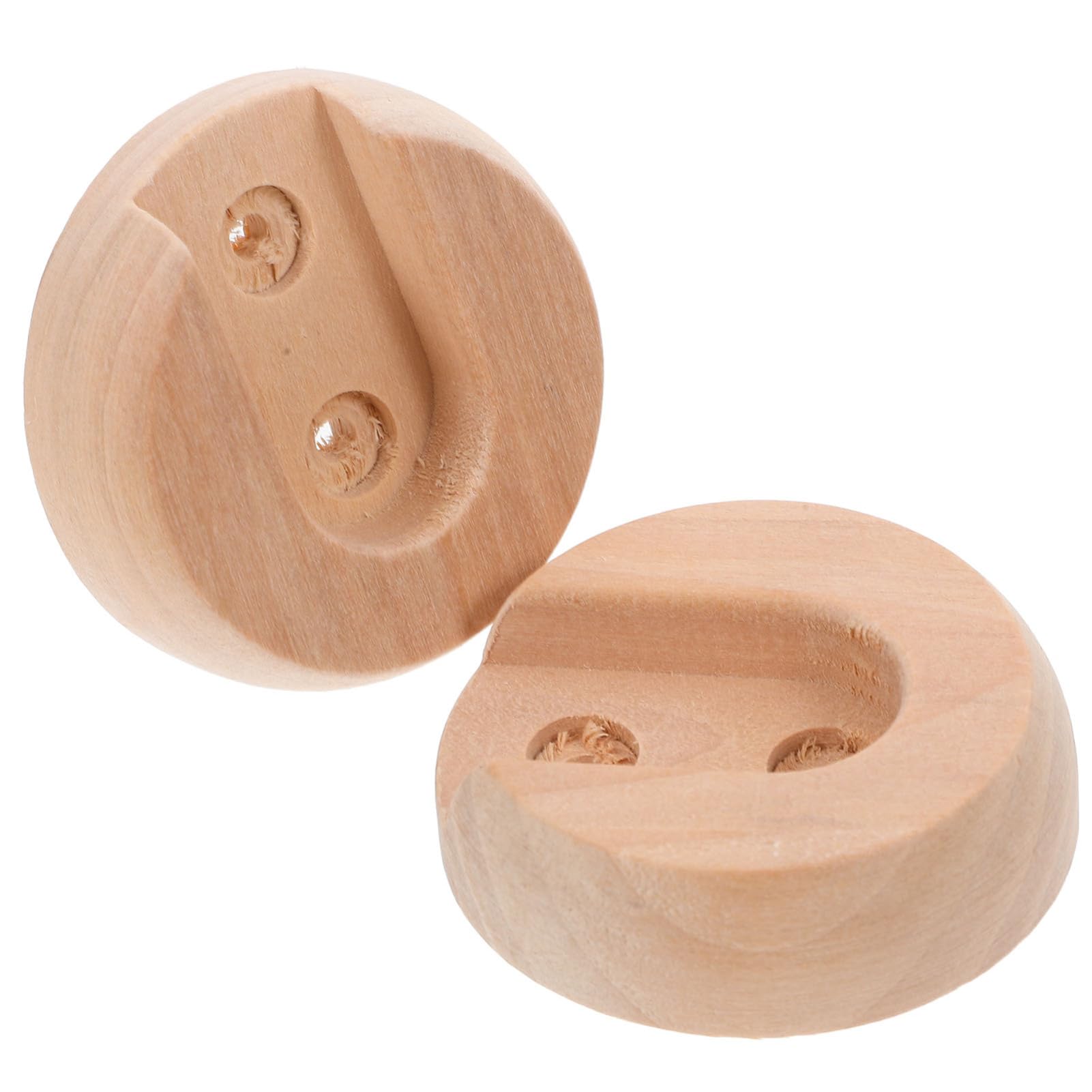 VOSAREA 2Pcs Closet Rod Bracket Holders Stylish Flange Support for Shower Curtain and Towel Poles Easy Installation Fits Various Rod Elegant Design for