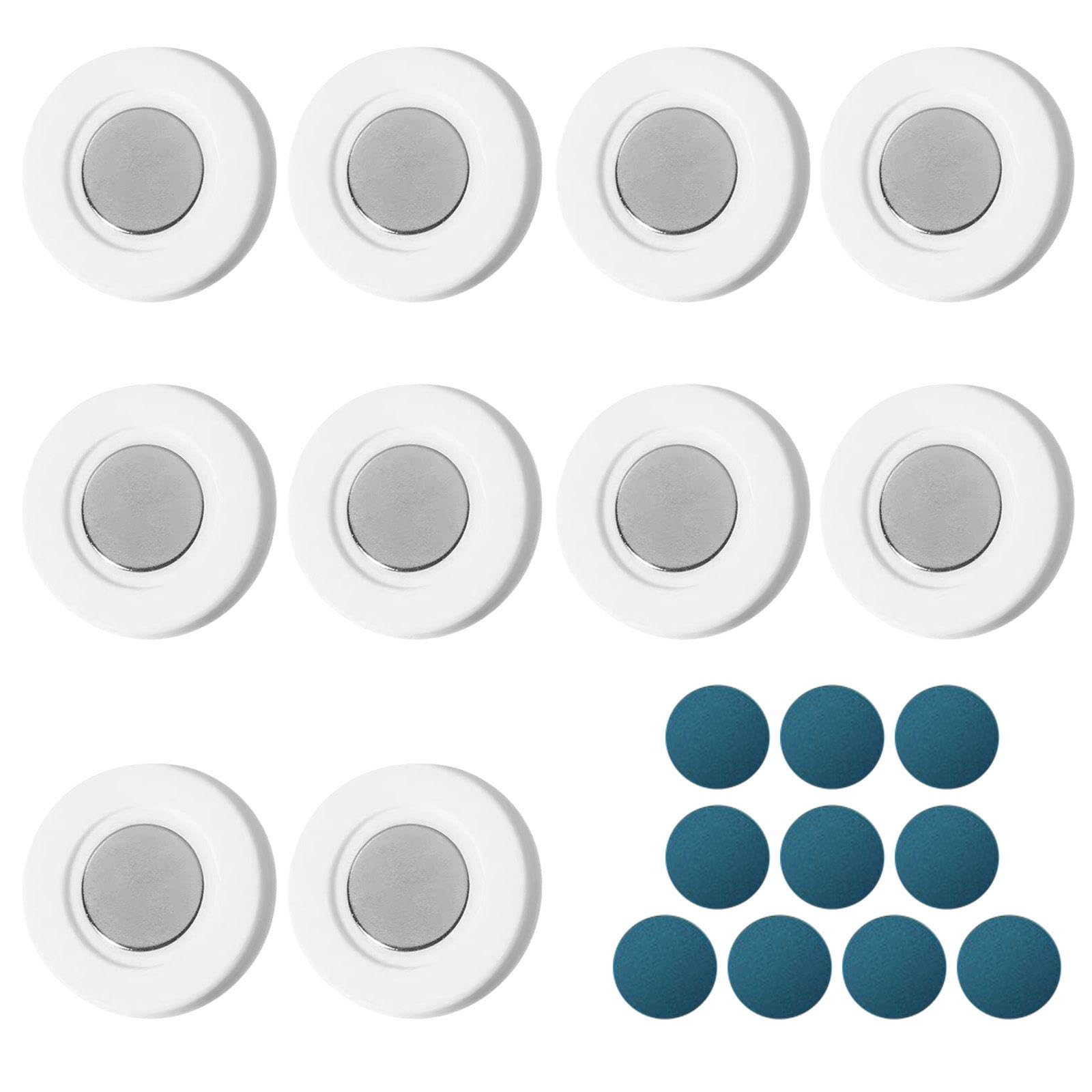 EJUFNS 10 Sets Of Magnetic Stickers, Remote Control Storage Magnetic Stickers, Seamless Magnetic Stickers On The Wall, Bedroom Magnetic Hooks, Household Items.