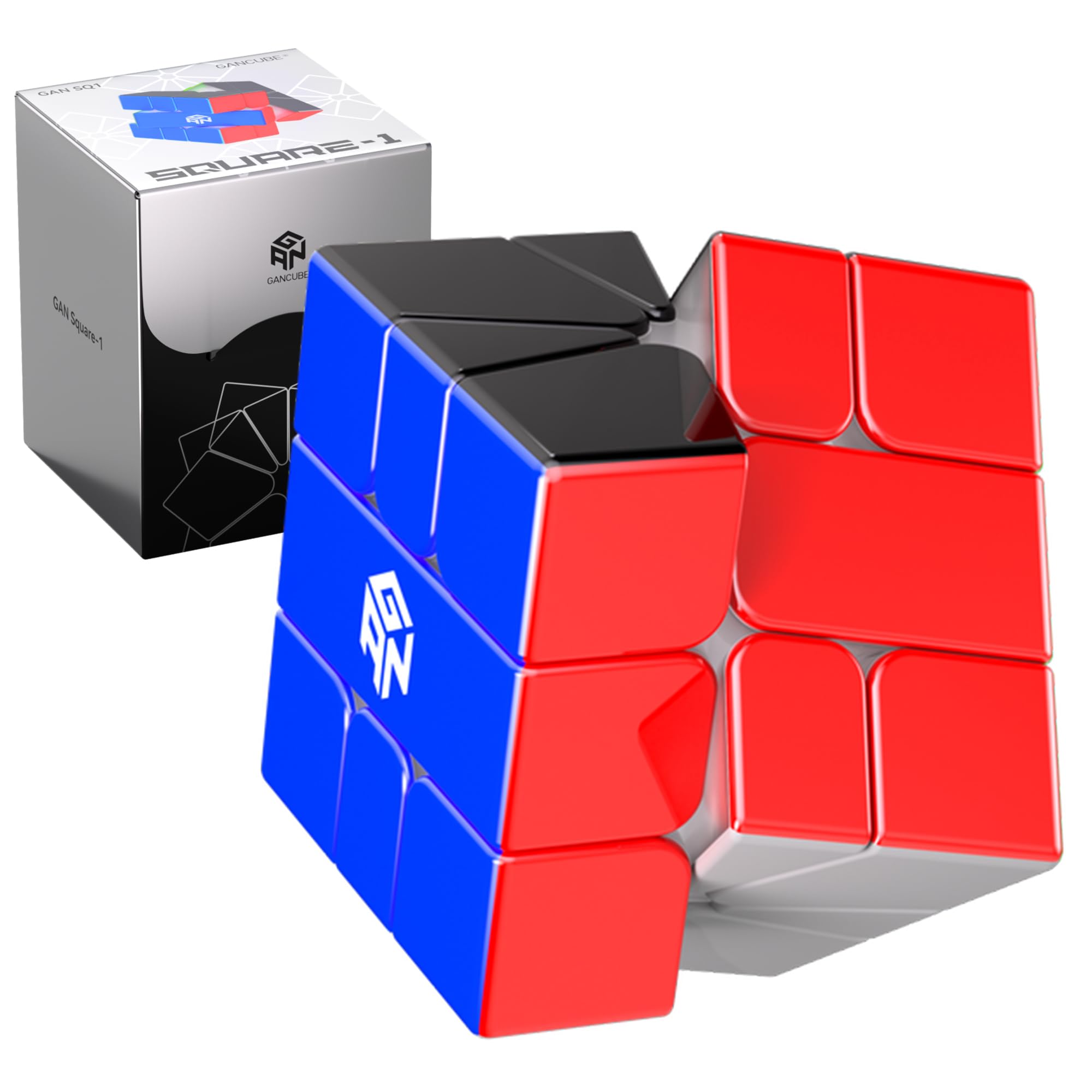 CuberShop GAN SQ1 MagLev UV Square-1 Cube de vitesse magnétique Noir