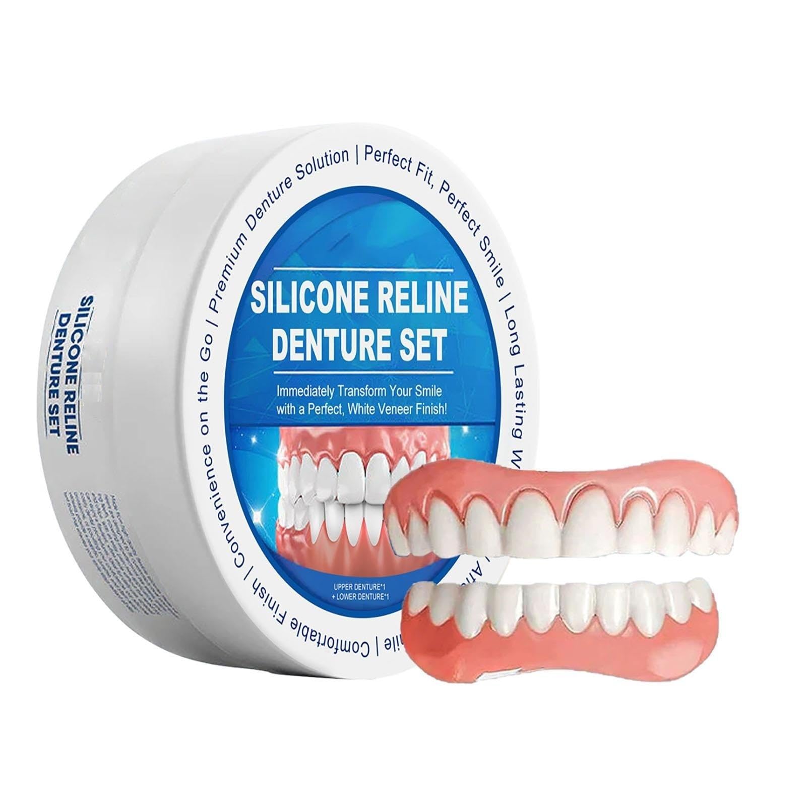 Flexibles, Glattes Kosmetisches Veneers-Set For Das Obere Untere Lächeln