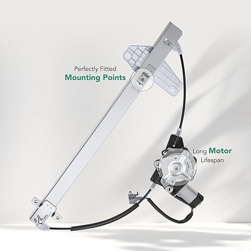 Miniatura 4 de YHTAUTO Elevalunas eléctrico del lado del pasajero trasero derecho con motor para Nissan Armada Titan 2005-2015