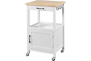 Yaheetech Rolling Kitchen Island: The Epitome of Versatility and Style in Your Culinary Sanctuary