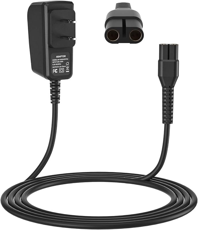 Carregador 4,3 V XXSZHY para barbeadores Philips Norelco e OneBlade, cabo de 1,01 m