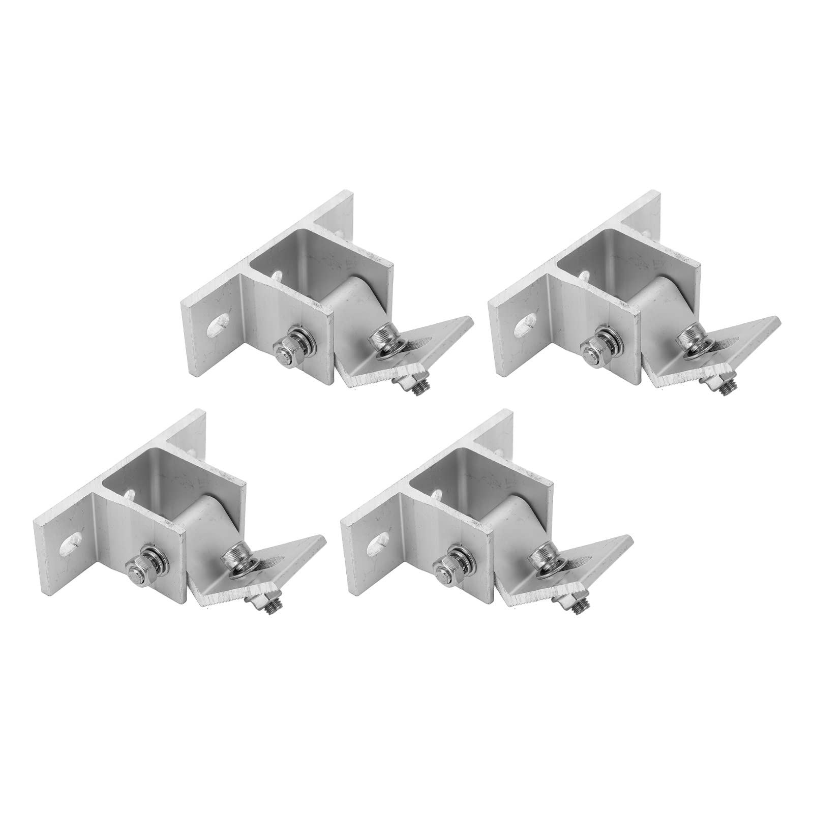 4 Set Piedino per Staffa di Montaggio per Pannello Solare, Kit Staffe di Montaggio per Pannello Solare, Supporto per Montaggio su Pannello Solare per Tetto