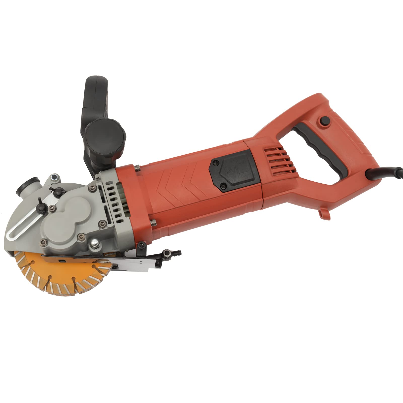 Fresa da parete per calcestruzzo, scanalatore 4800 W, 6200 rpm, sega per calcestruzzo con pompa dell'acqua, con 5 lame