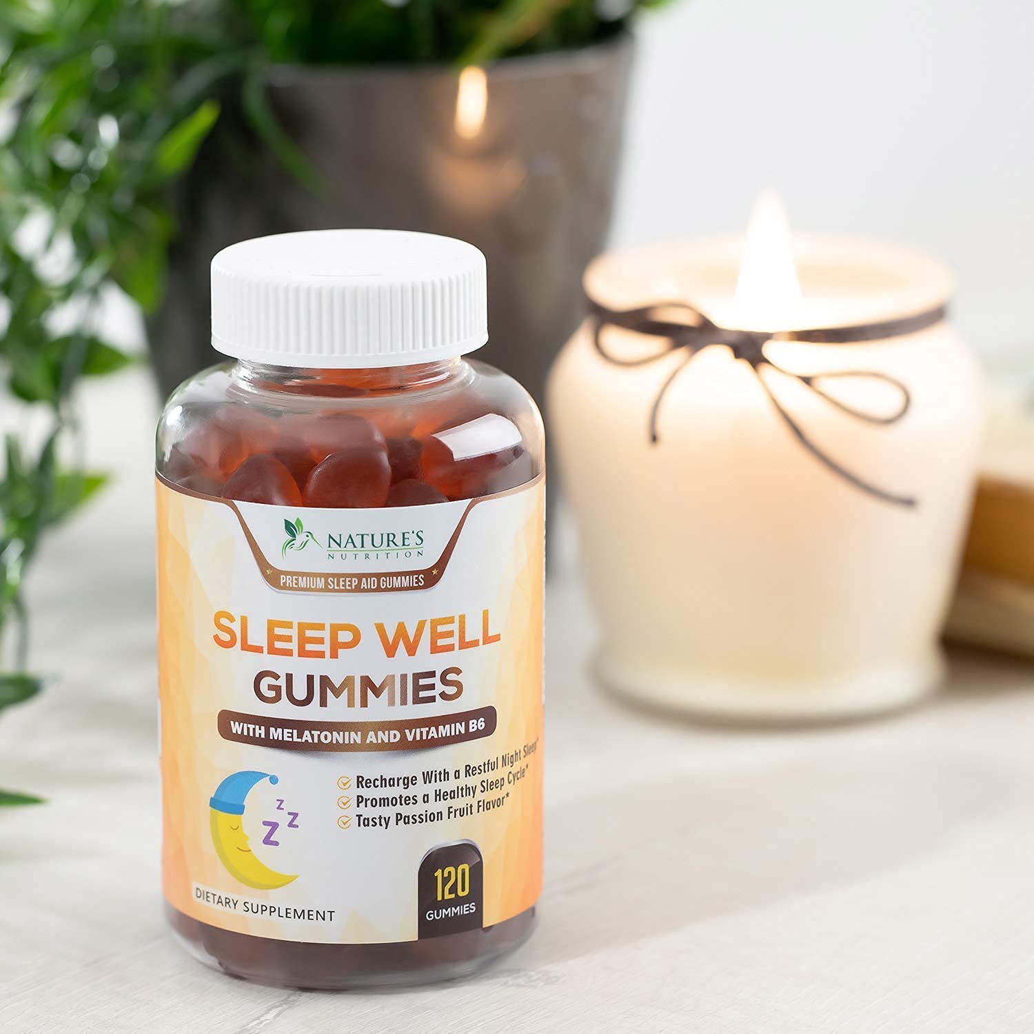 Sleep Support Gummies Fast Acting Extra Strength Melatonin Gummy with