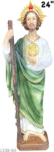 Estatua de San Judas de 24 pulgadas figura religiosa de San Judas