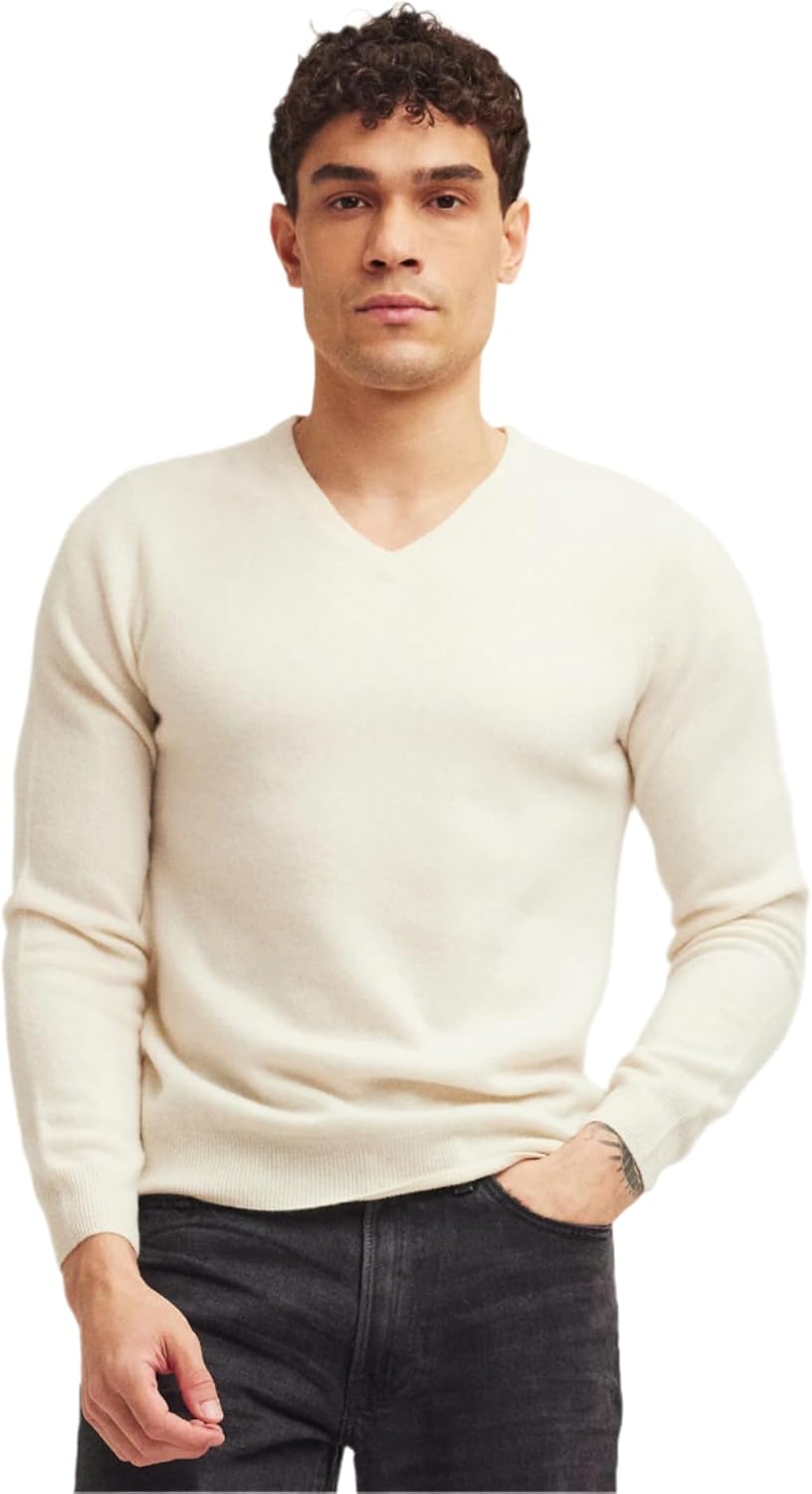 NAADAM Men's Cashmere Core Vneck