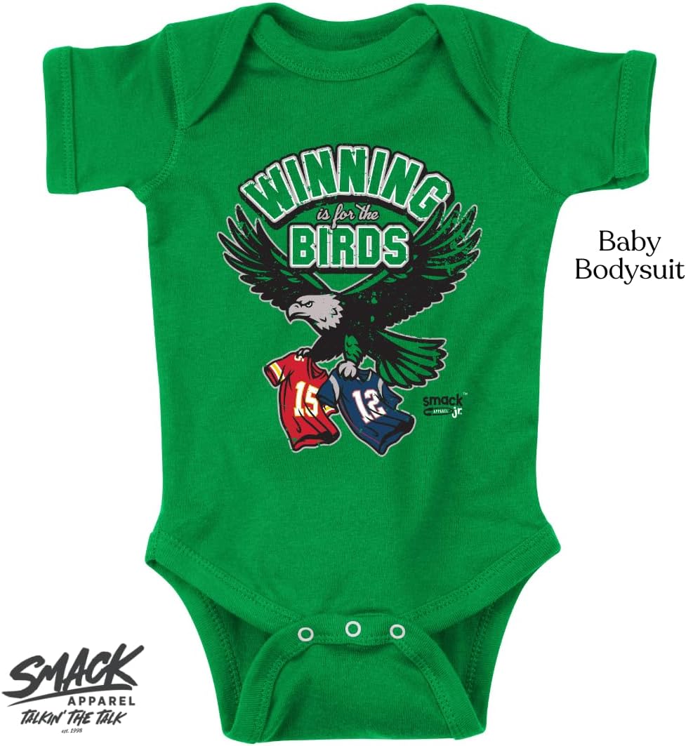 Winning is for The Birds Baby Apparel for Philadelphia Football Fans (NB-7T) - Image 2