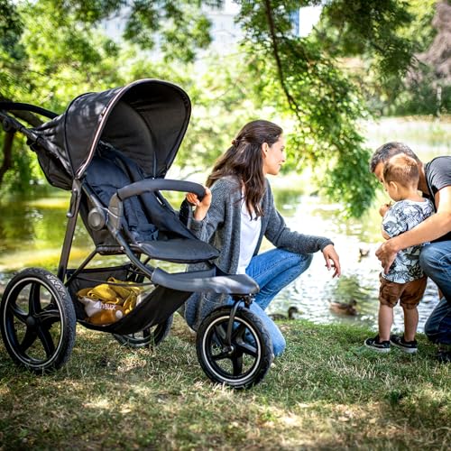 hauck Runner 2 Robuster Dreirad Buggy mit XL Luftrreifen bis 22 kg, Schwarz