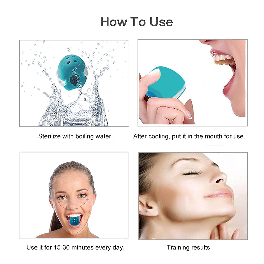 Jawline Trainer Premium Femme – Appareil Menton & Visage Raffermissant, Boîte Luxe Incluse