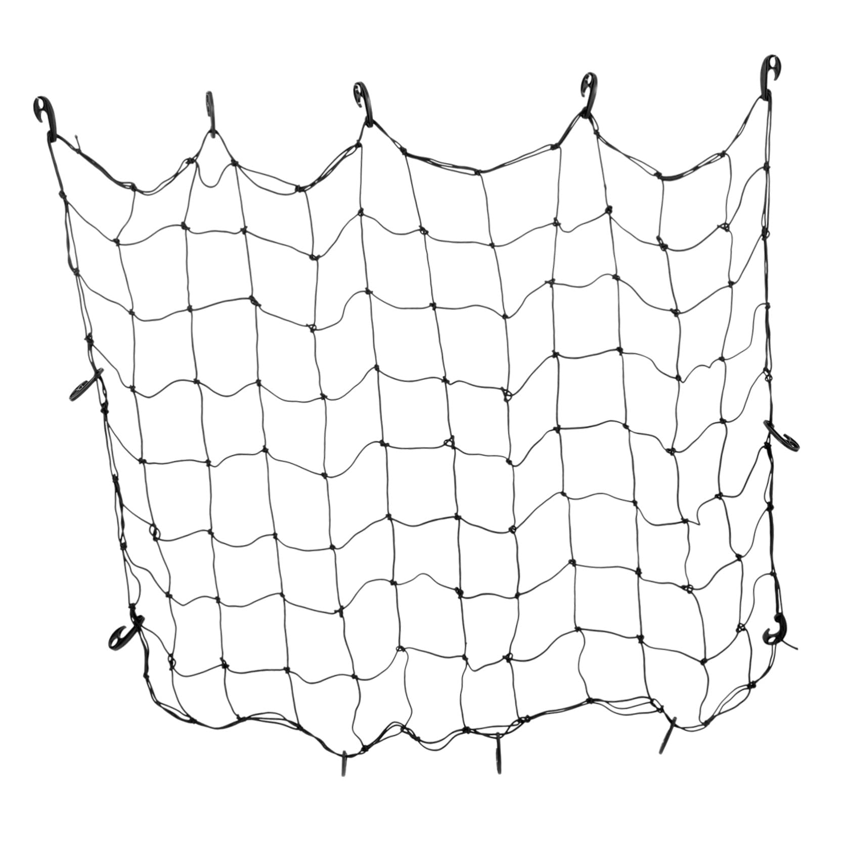 HEMOTON Filet Noir de Chargement pour Toit de Voiture en Caoutchouc Élasticité et Renforcement Solidité Porte-Bagages pour SUV et Pickup Truck