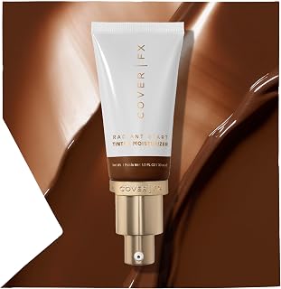 Cover FX Radiant Start Tinted Moisturizer Luminous Finish | Suitable For all Skin Types| Moisturizing Makeup| Light Coverage | 8- Deep skintones with neutral warm undertones