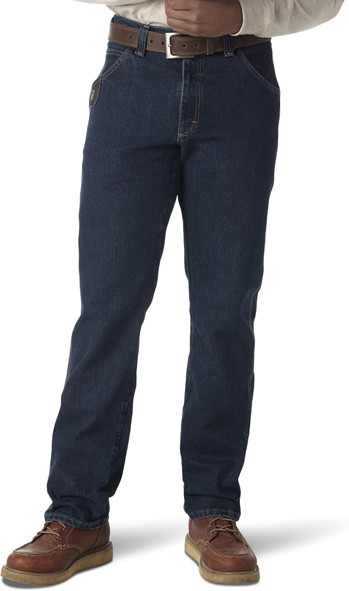 Wrangler Riggs Workwear Jean de cinco bolsillos para hombre, comodidad avanzada