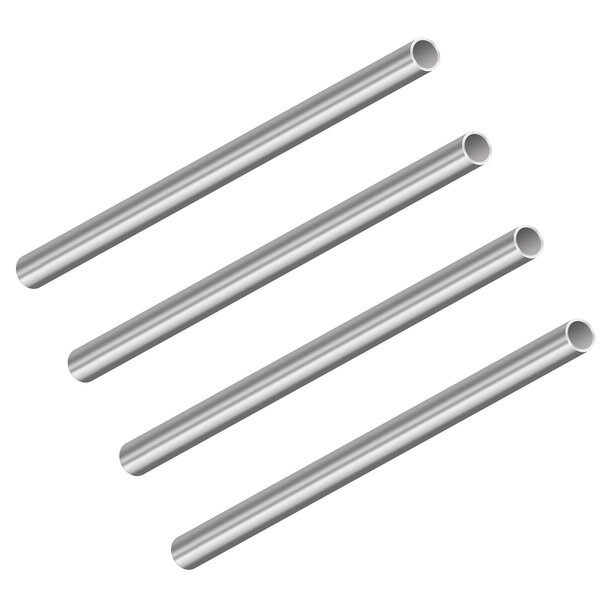 304 Stainless Steel Tube, 304 Stainless Tubes 2-13mm OD x 0.5-1mm Wall 200mm 4 Pack(11mm x 1mm x 200mm)