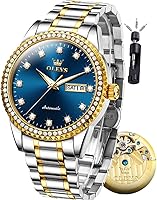 Vista 1 de OLEVS Reloj mecánico para hombre ahueca hacia fuera impermeable reloj de cuerda automático para hombres