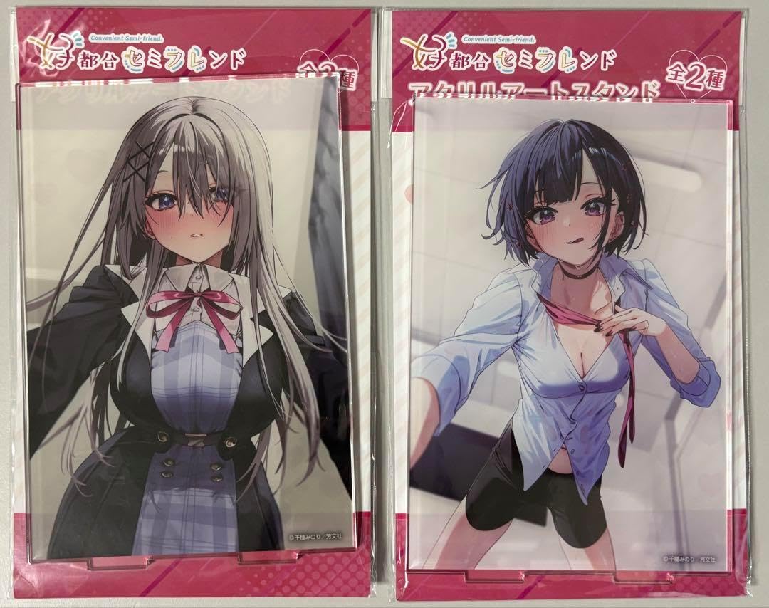 好都合セミフレンド 久留真珠海&amp;浜薔薇輝子 アクリルスタンド2種 千種みのり