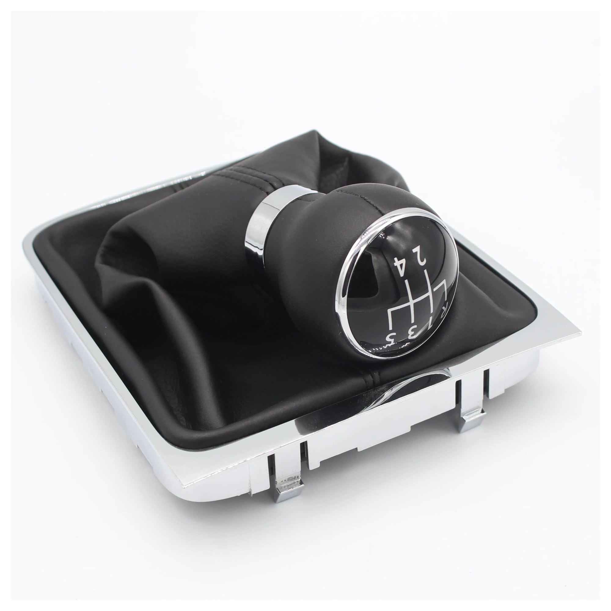 UIFCOG Gear Shifter Knob for VW for Passat B6 2005-2012 5/6 Speed Manual Gear Shift Knob Stick Shifter Interior Decorate(B,for 5 Speed)