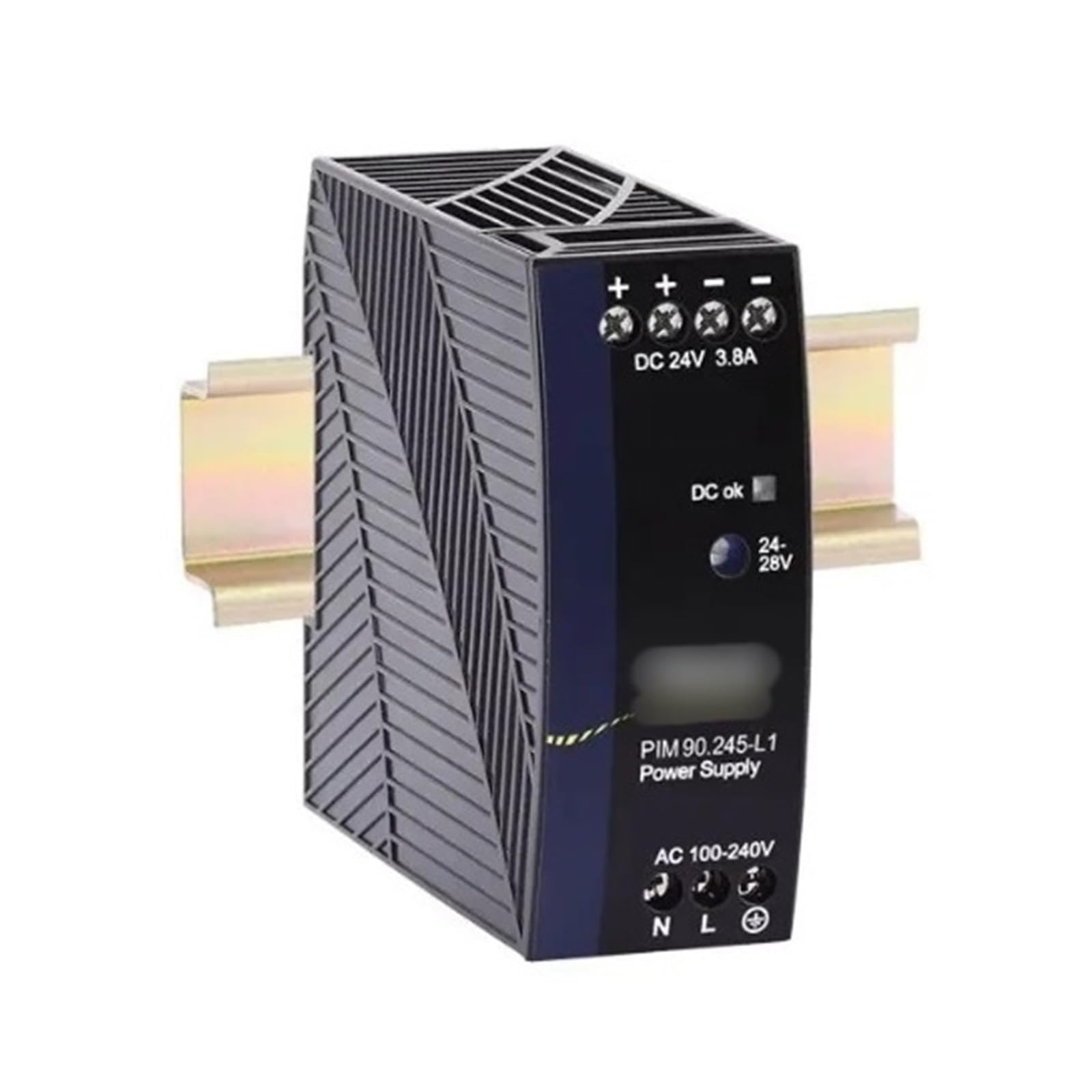 Alimentation sur Rail DIN PIM90.245-L1 monophasée 24 V 3,8 A