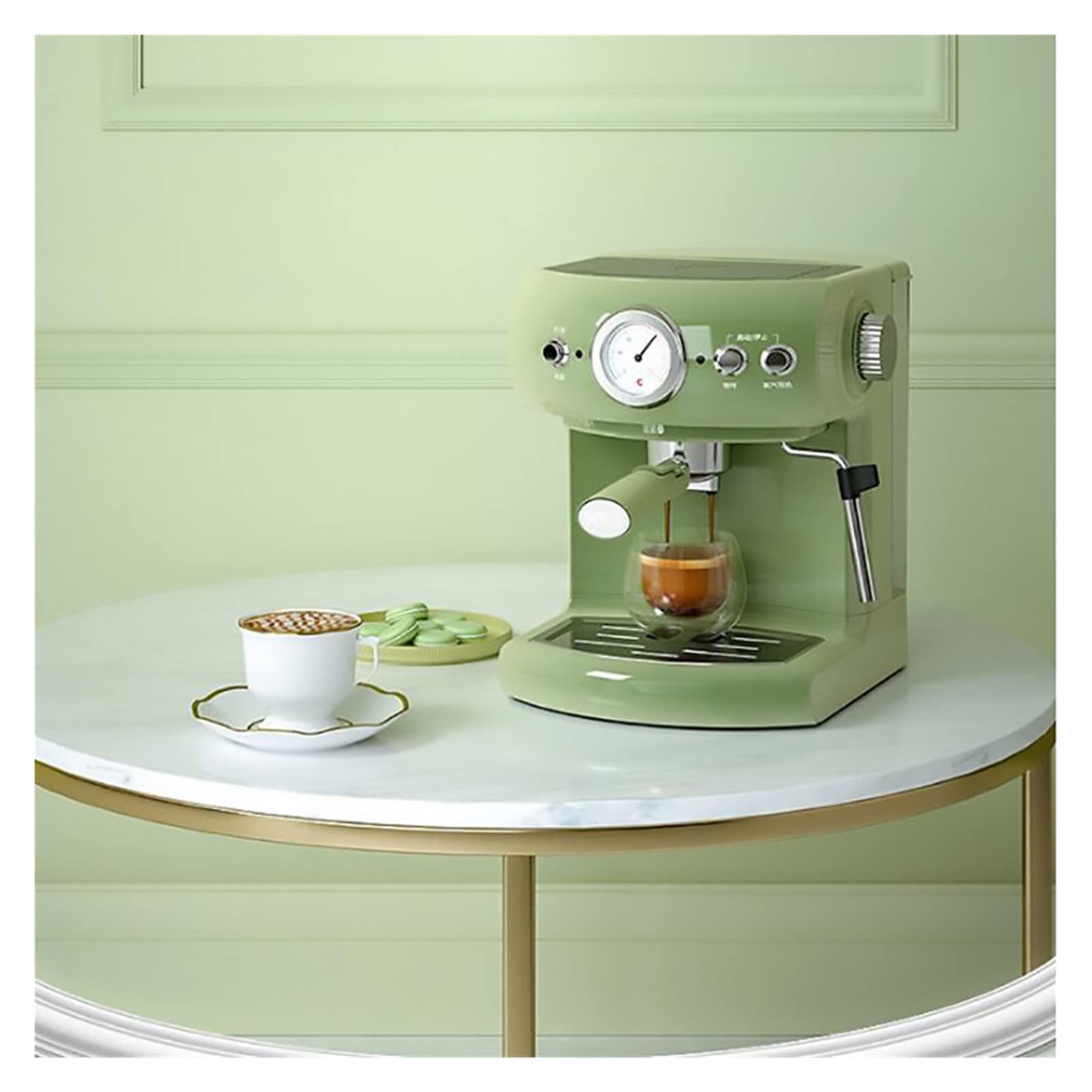 Włoski typ kawy espresso Makermachine z różdżką kruszakiem mleka dla espresso cappuccino latte i mokha Przybory kuchenne