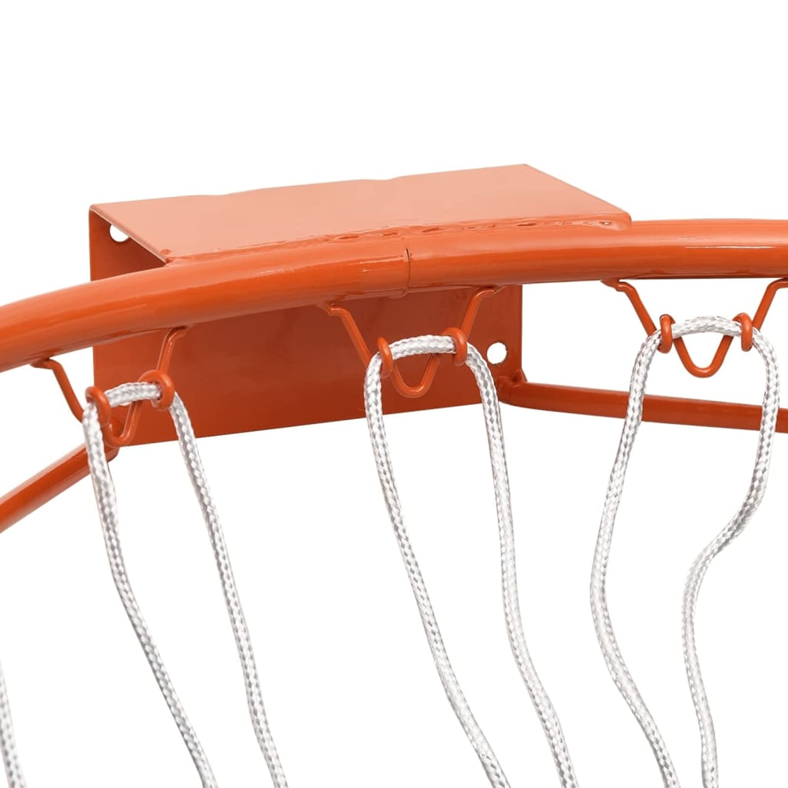 Homgoday Aro de Baloncesto Acero Naranja 39 cm