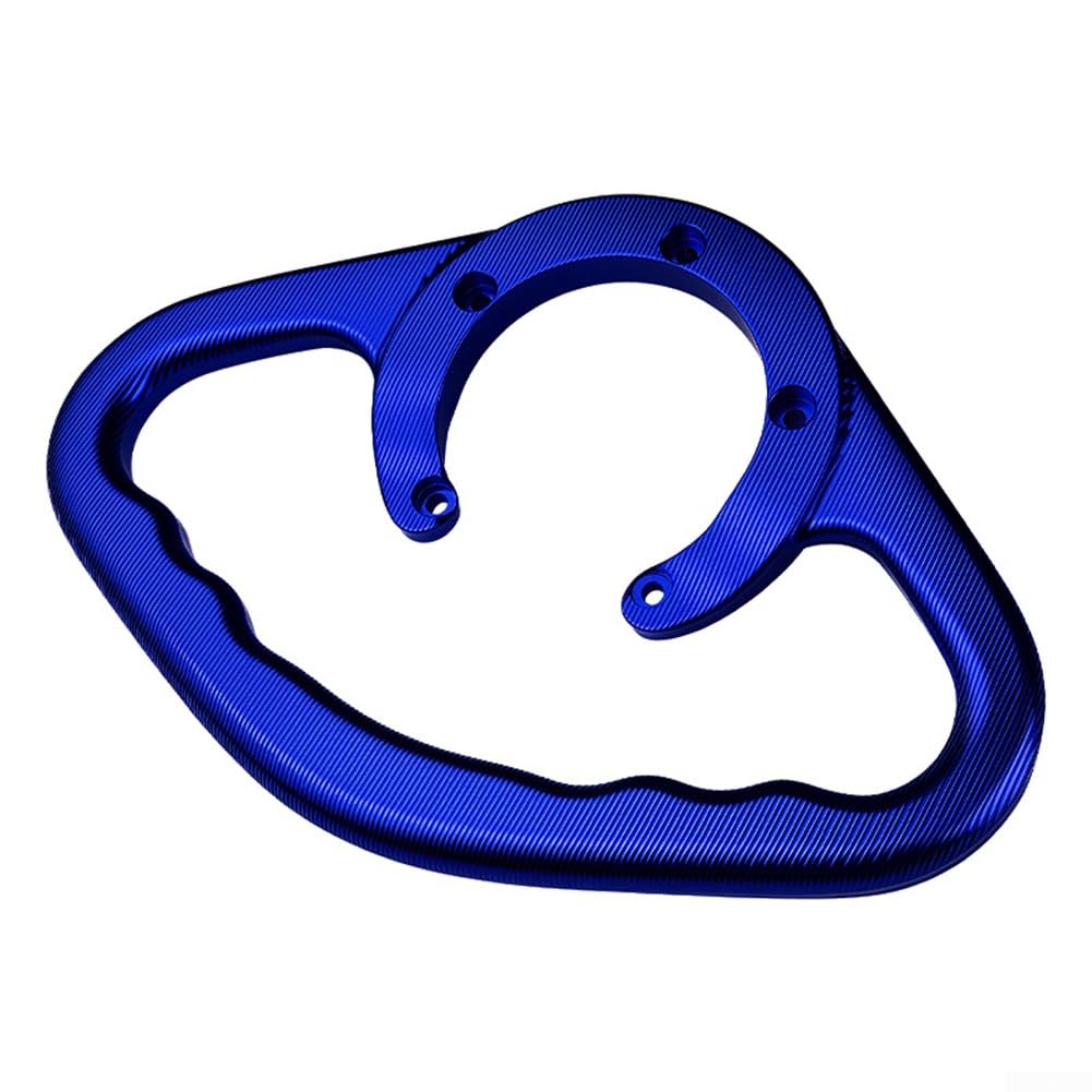 Zoegneer Maniglione per serbatoio carburante moto Suzuki CNC in lega di alluminio con scanalature antiscivolo (blu)