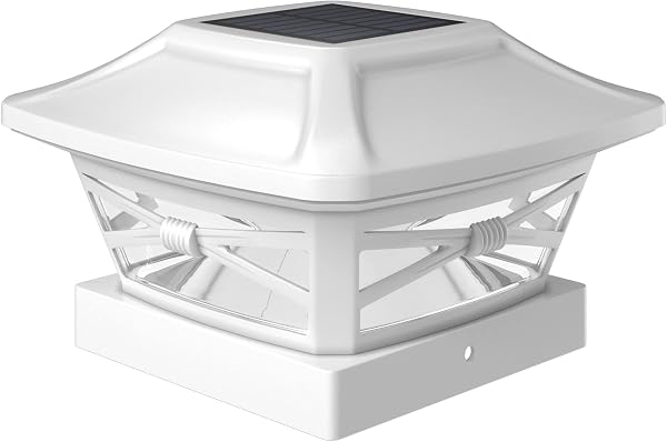 Davinci Lighting Renaissance Solar Outdoor Post Cap Lights - Includes Bases for 4x4 5x5 6x6 Posts - Bright LED Light