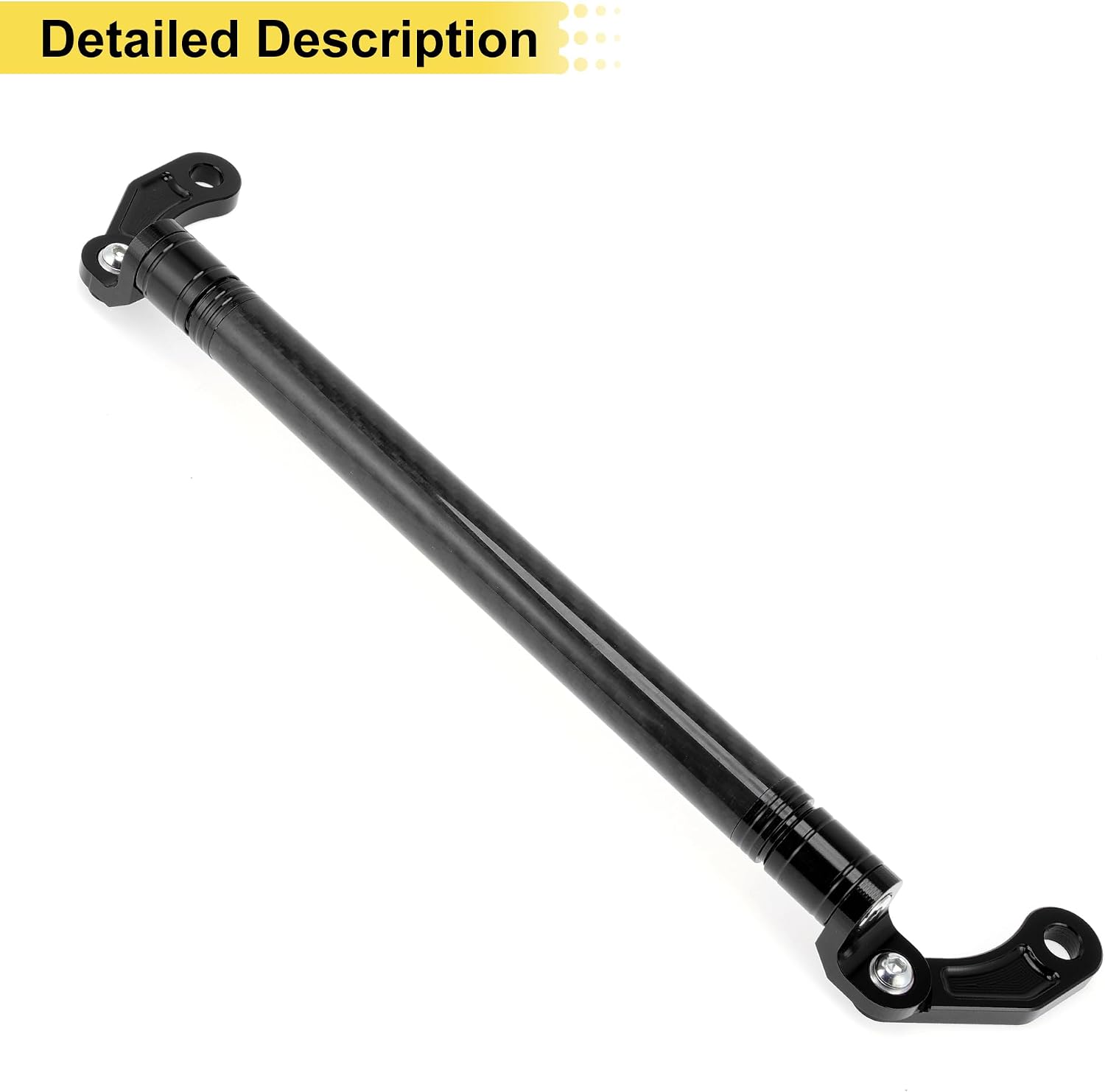 Motorcycle Balance Cross Bar Adjustable Motorbike Handlebars 10mm 0.39" Hole Diameter Black