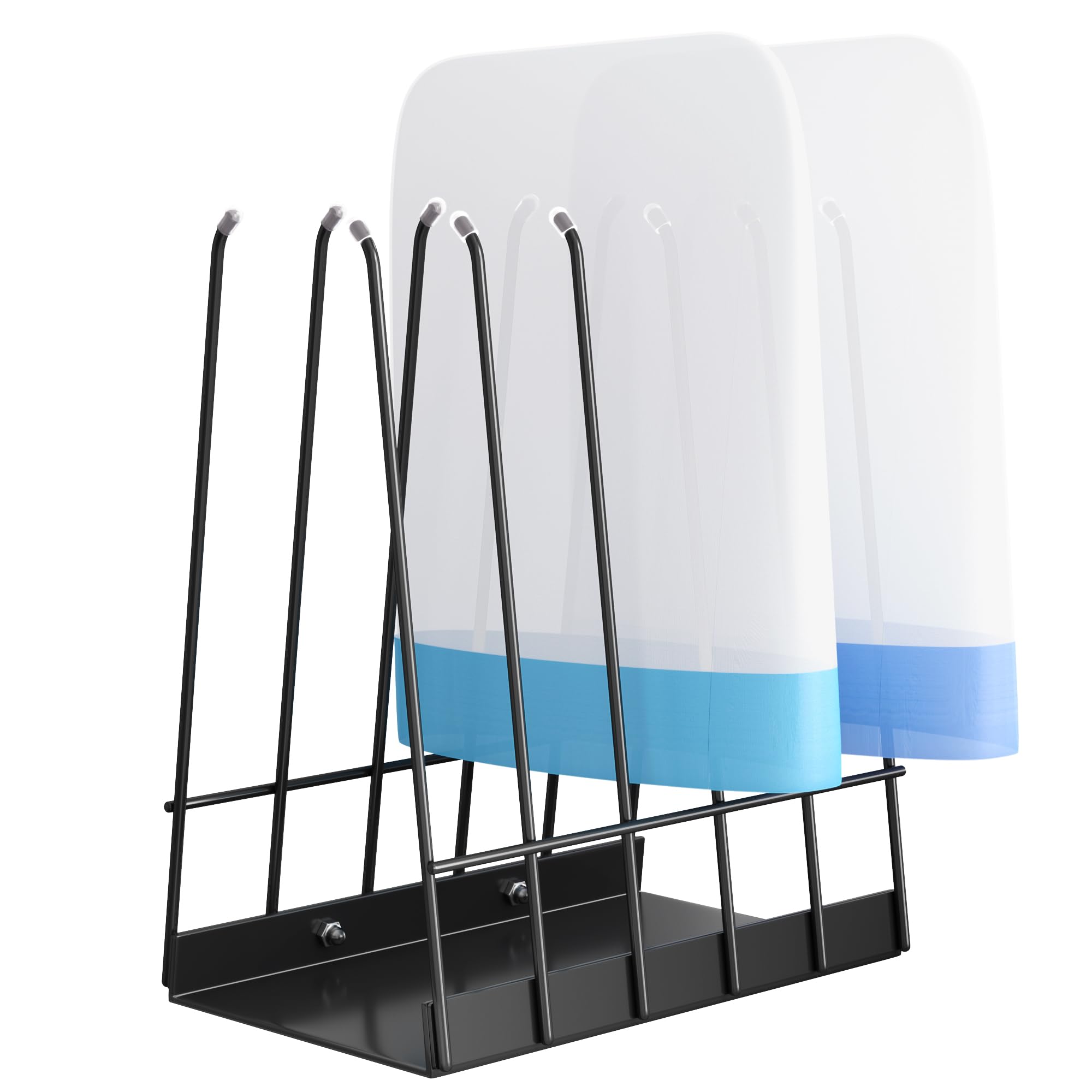 Reusable Bags Drying Rack: Stainless Steel Multiple Kitchen Storage Organizer for Plastic, Gallon, Snack, Sandwich bags, Desktop Book Shelf, Dresser Storage Rack