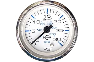 FARIA BEEDE Chesapeake Water Pressure Gauge Kit: Precision Monitoring for Marine Environments