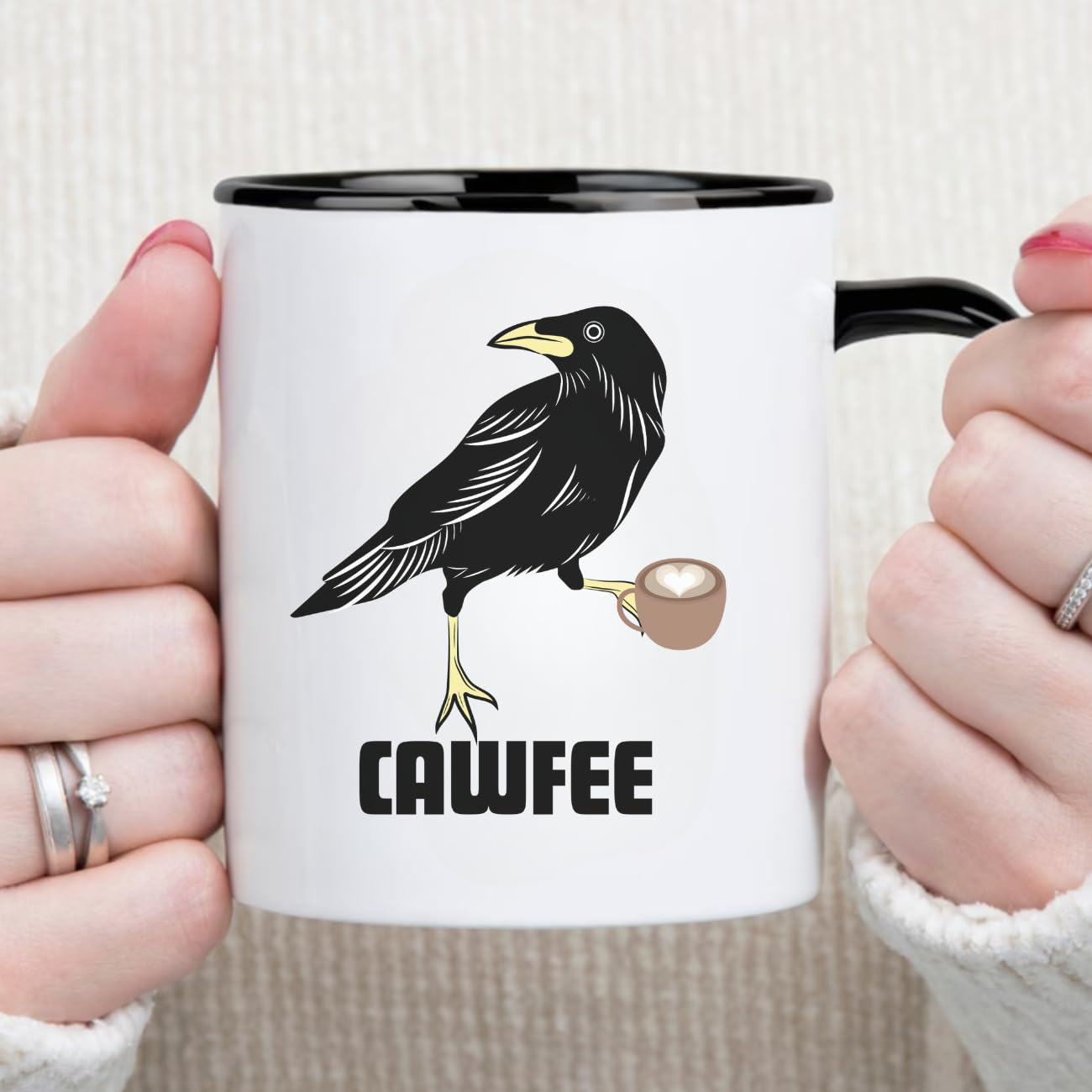 MissDaisy - Cawfee Chronicles: Whimsical Crow Tasse à Café