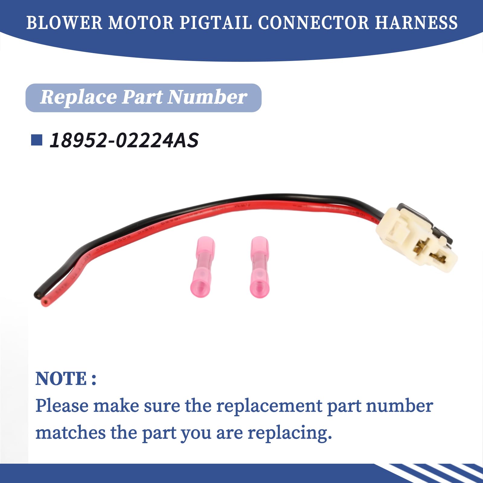 Blower Motor Connector Pigtail Wire For Kia For Forte 2018 2024 - Foto 8