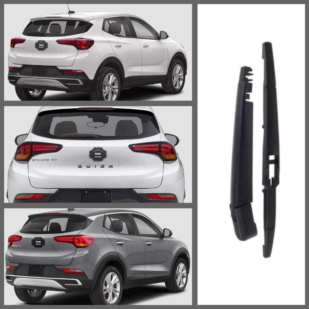 Rear back windshield wiper blade Arm For Buick Encore GX 2022 2023 2024 Essence Preferred Select Sport Touring Car Rear wiper arm blade set replacement