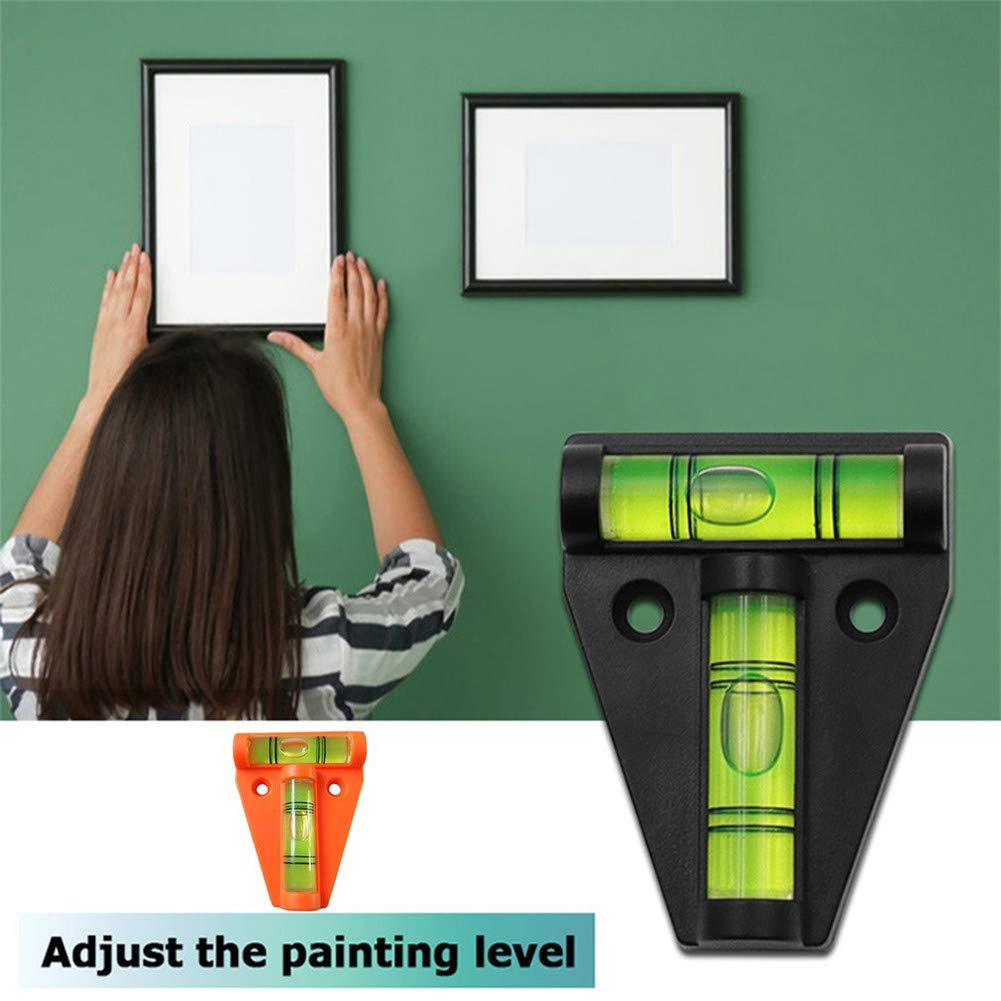 Cross Spirit Level, Small Spirit Level Robust And Shatterproof T-Spirit Level Camping Spirit Level Bubble Level Caravan Accessory Level Tool - Foto 5