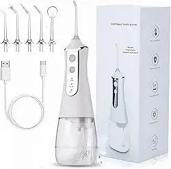 Irrigador Oral Portátil Limpeza Bucal Implante Dental