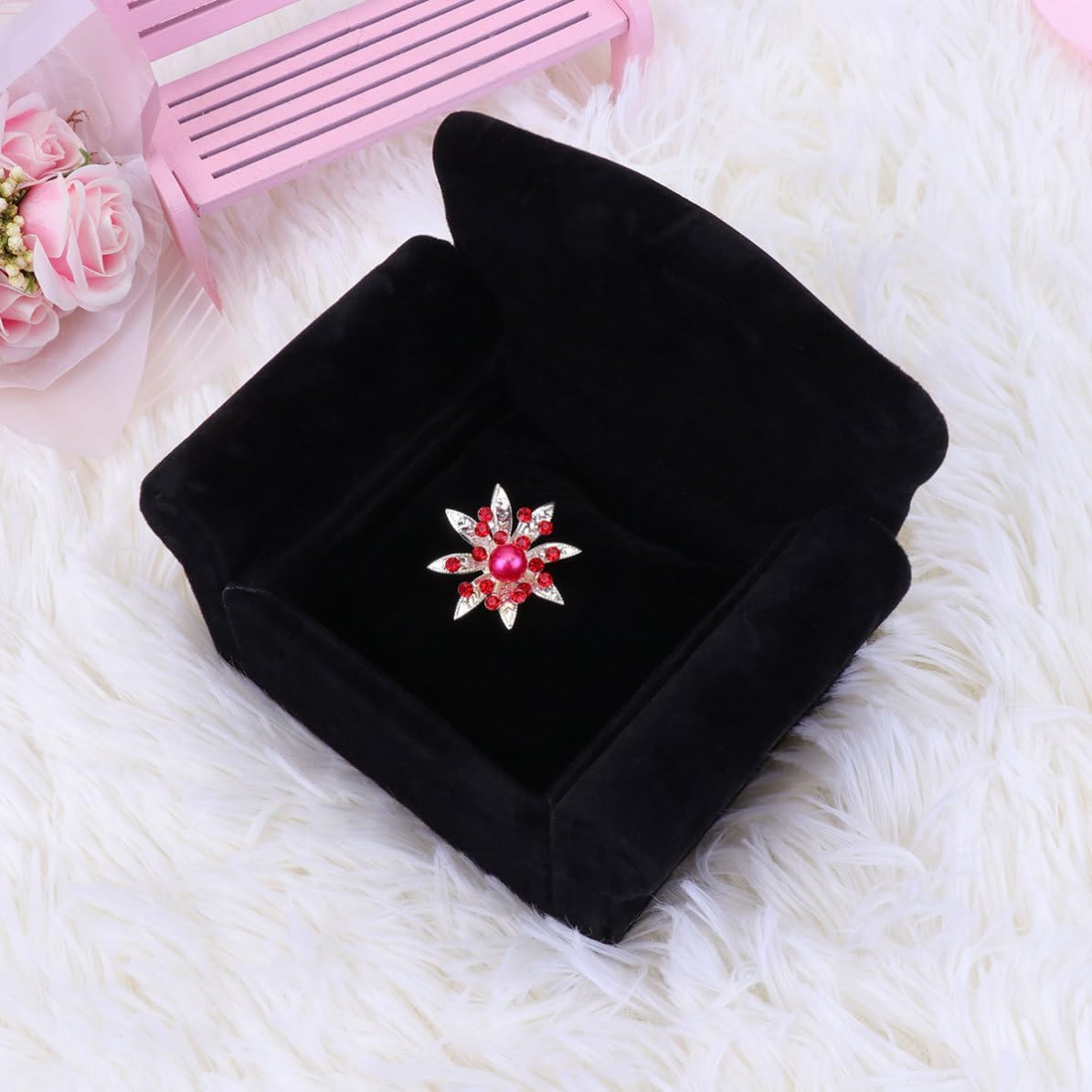 GALPADA Creative Sofa Jewelry Box Watch Storage Box Display Rack Black
