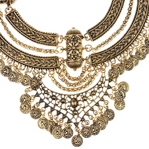 Collier multicouche rétro pour sublimer une tenue de soirée chic - 4
