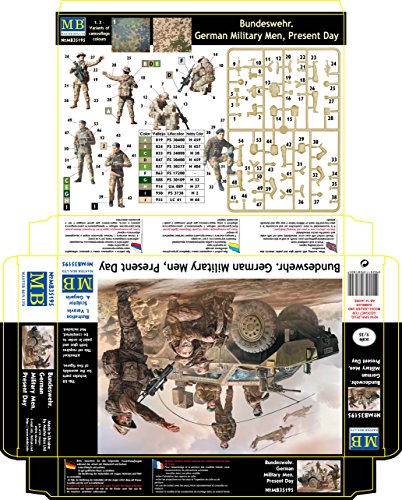 Master Box Plastic Bundeswehr German Military Men 1/35 miniatura 2