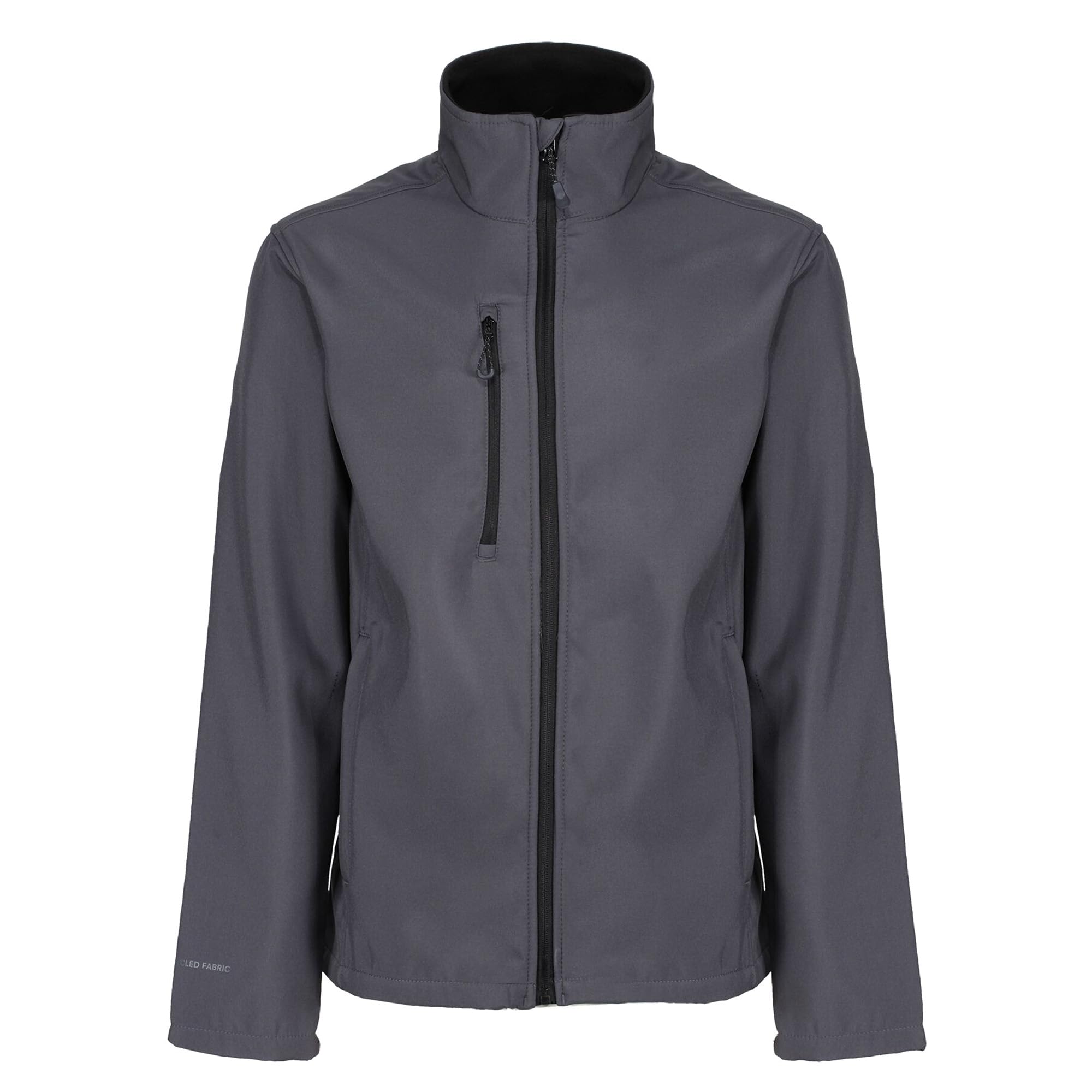 Regatta Mens Professional Honestly Made Recycled Softshell Jacket, Black/Green, XXL EU