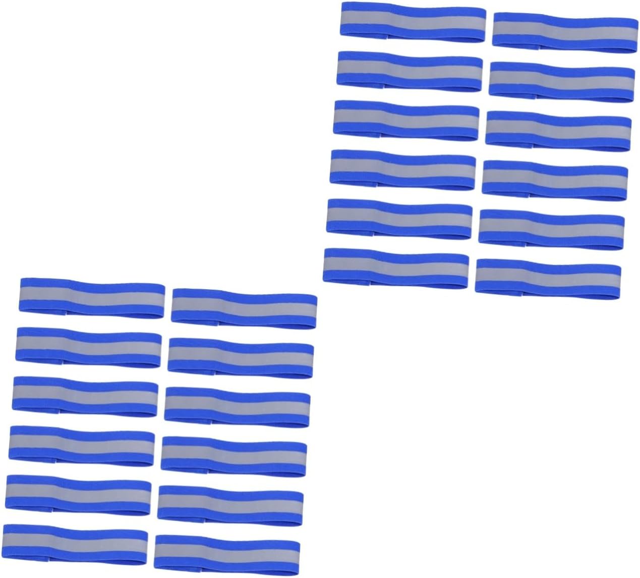 UPKOCH Reflective Wristbands for Night Running Outdoor Sports Safety Armband Luminous Arm Straps for Jogging