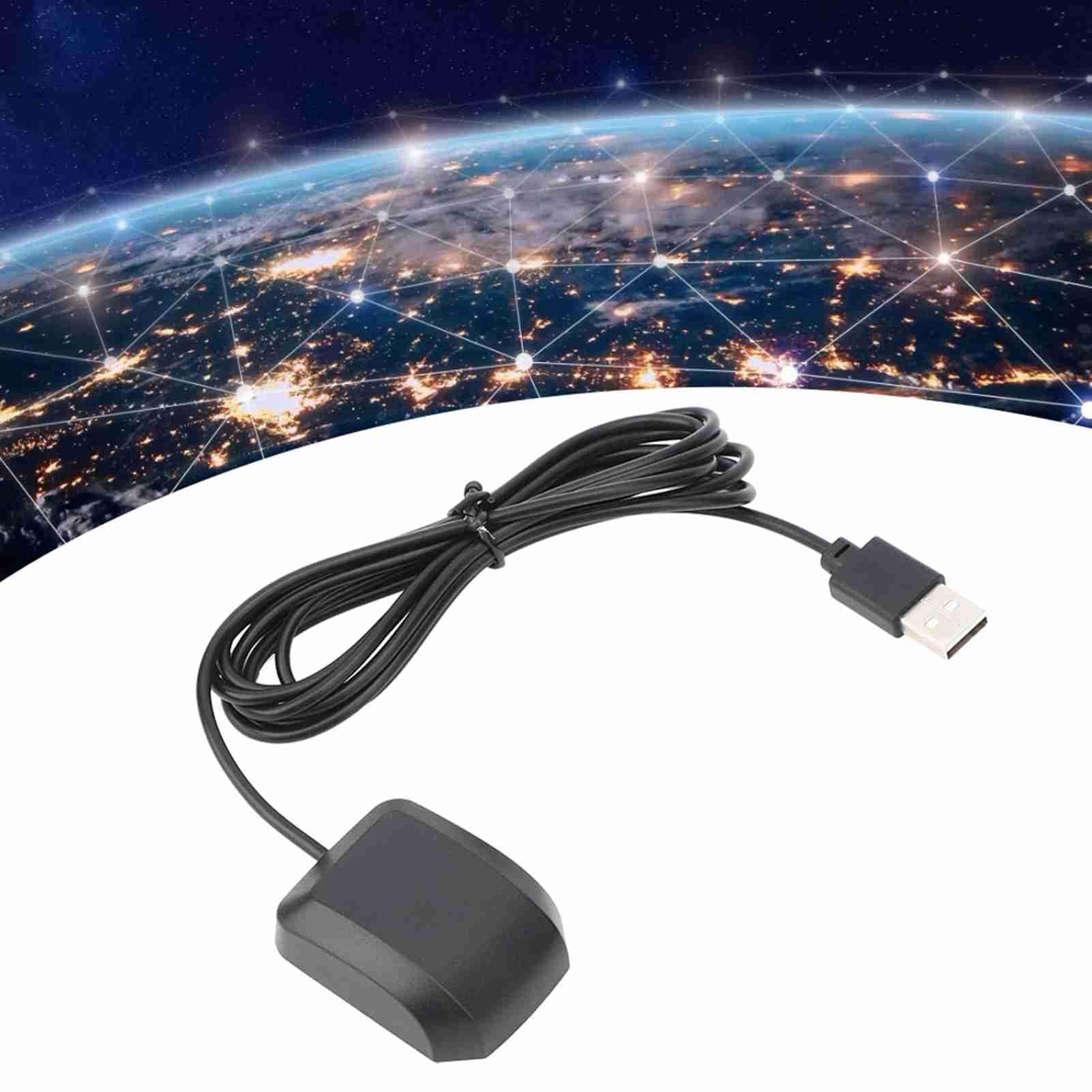 USB Navigation Module, DC 3.3-5V Navigation Module, GPS Receiver with USB Connector Plug and Play, Locator Device for, GPS Receiver Modules