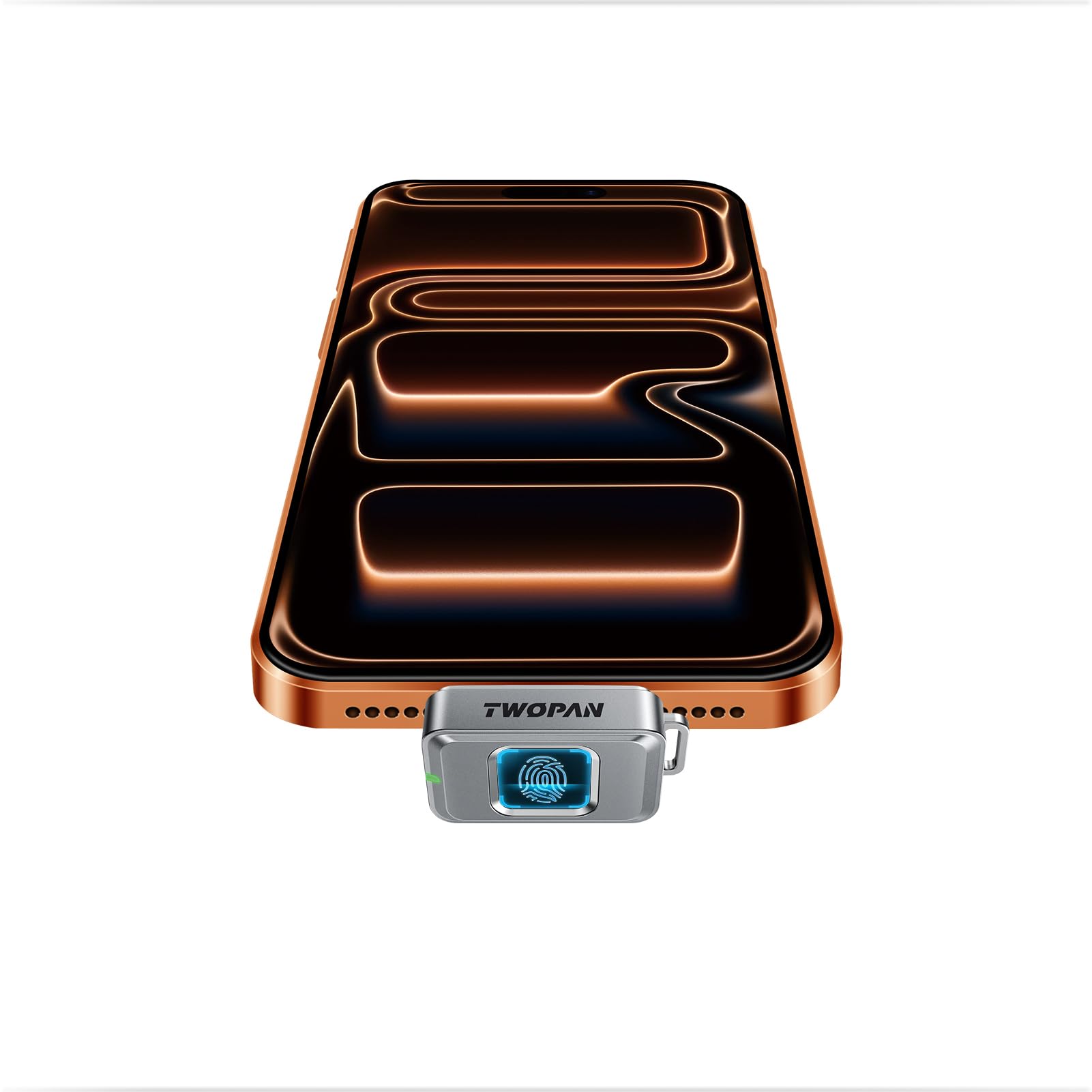 Nano SSD 256GB, USB-C External SSD with Fingerprint Lock Compatible with Steam Deck, PS5, Selfie Stick, Android, iPad, iPhone 17/16/15, MacBook, Travel and Backup-picture-32