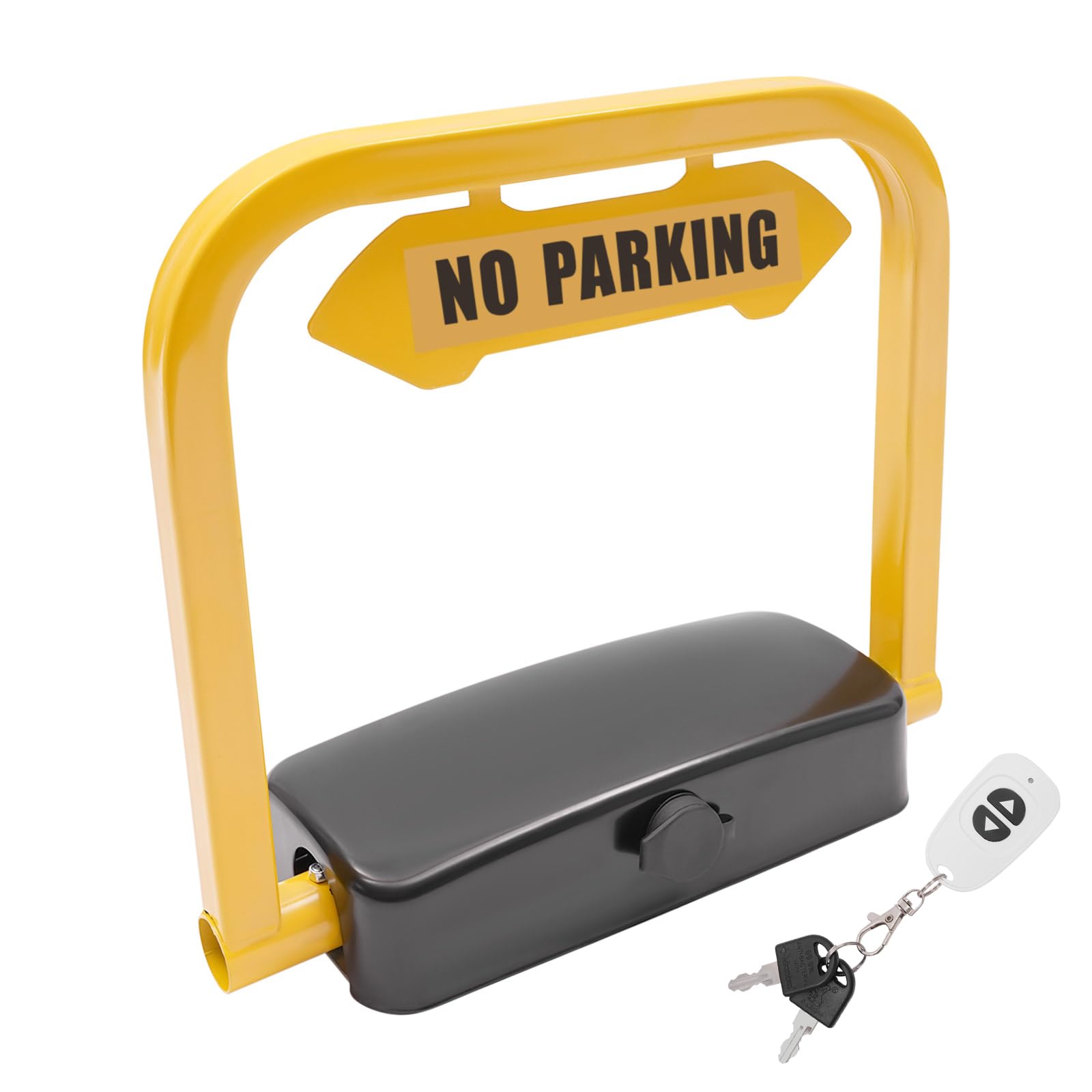 Blocco elettronico privato per parcheggio, barriera per parcheggio con telecomando da 30m, anticollisione a 180°, funzione di allarme intelligente, pieghevole, impermeabile IP67